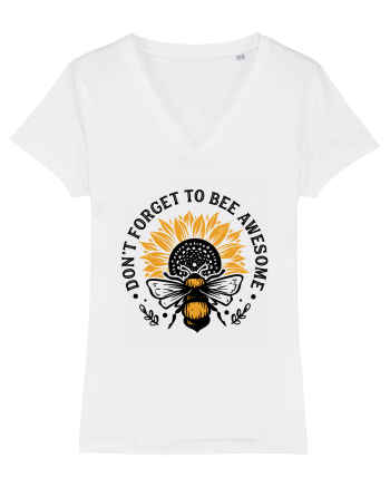 Don't Forget to Bee Awesome White