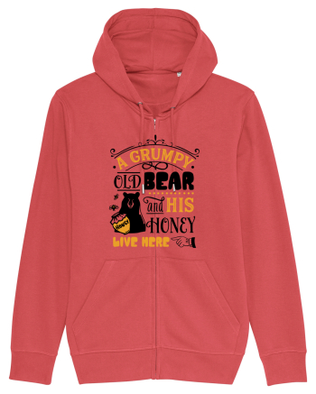 Grumpy Old Bear Carmine Red