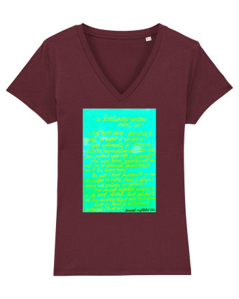 Scrisoare pentru mine Burgundy