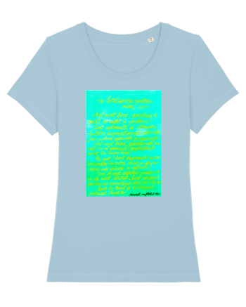Scrisoare pentru mine Sky Blue