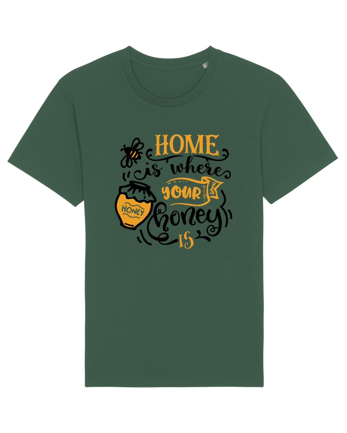 Tricou mânecă scurtă Unisex Rocker Bottle Green