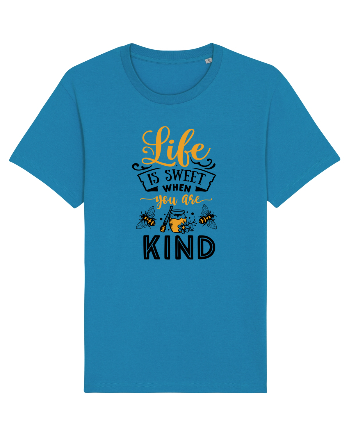 Tricou mânecă scurtă Unisex Rocker Azur