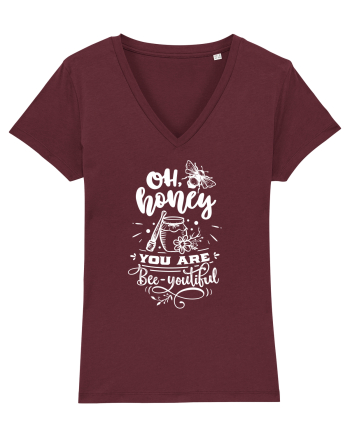 Oh Honey You Are Bee-youtiful Burgundy