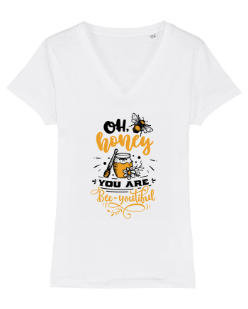 Oh Honey You Are Bee-youtiful White