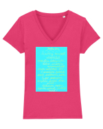Pentru tine Tricou mânecă scurtă guler V Damă Evoker