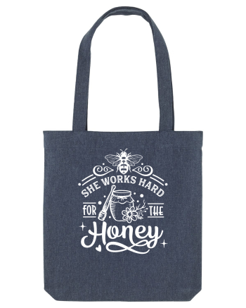 She Works Hard For The Honey Midnight Blue