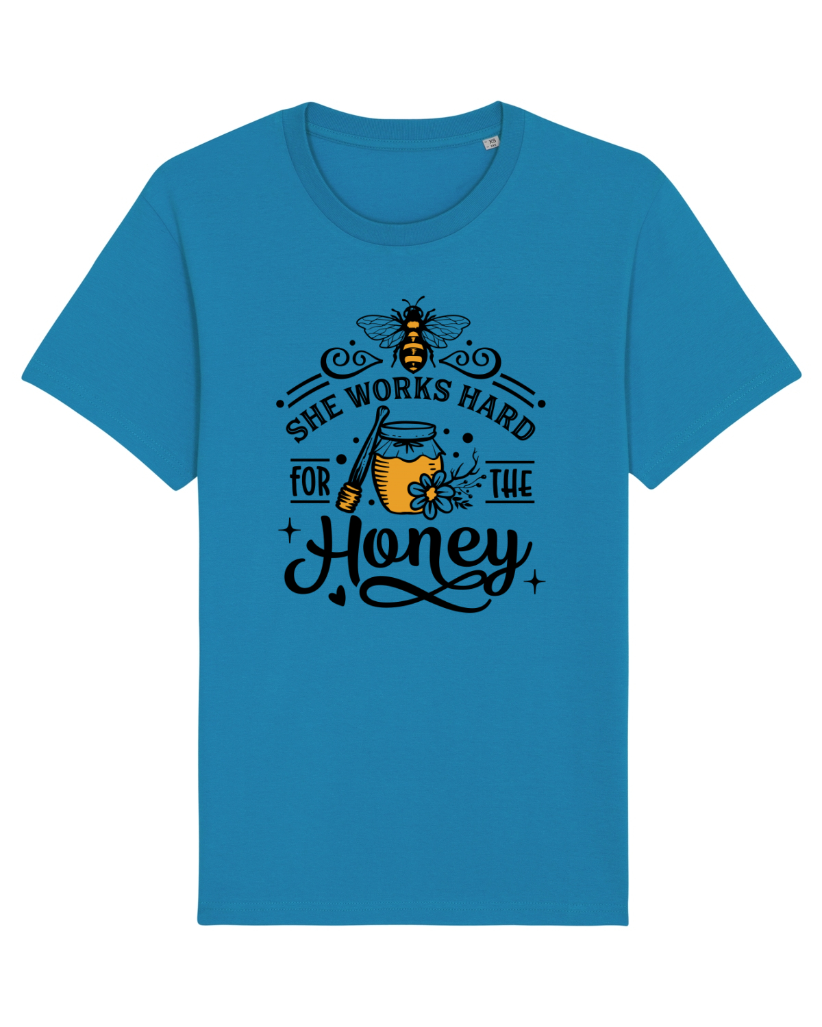 Tricou mânecă scurtă Unisex Rocker Azur
