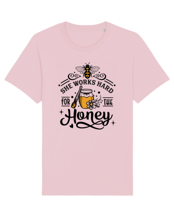 She Works Hard For The Honey Cotton Pink