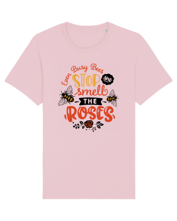 Stop And Smell The Roses Cotton Pink