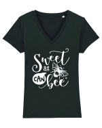 Sweet As Can Bee Tricou mânecă scurtă guler V Damă Evoker