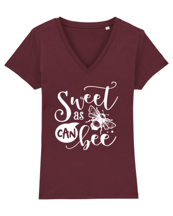 Sweet As Can Bee Burgundy