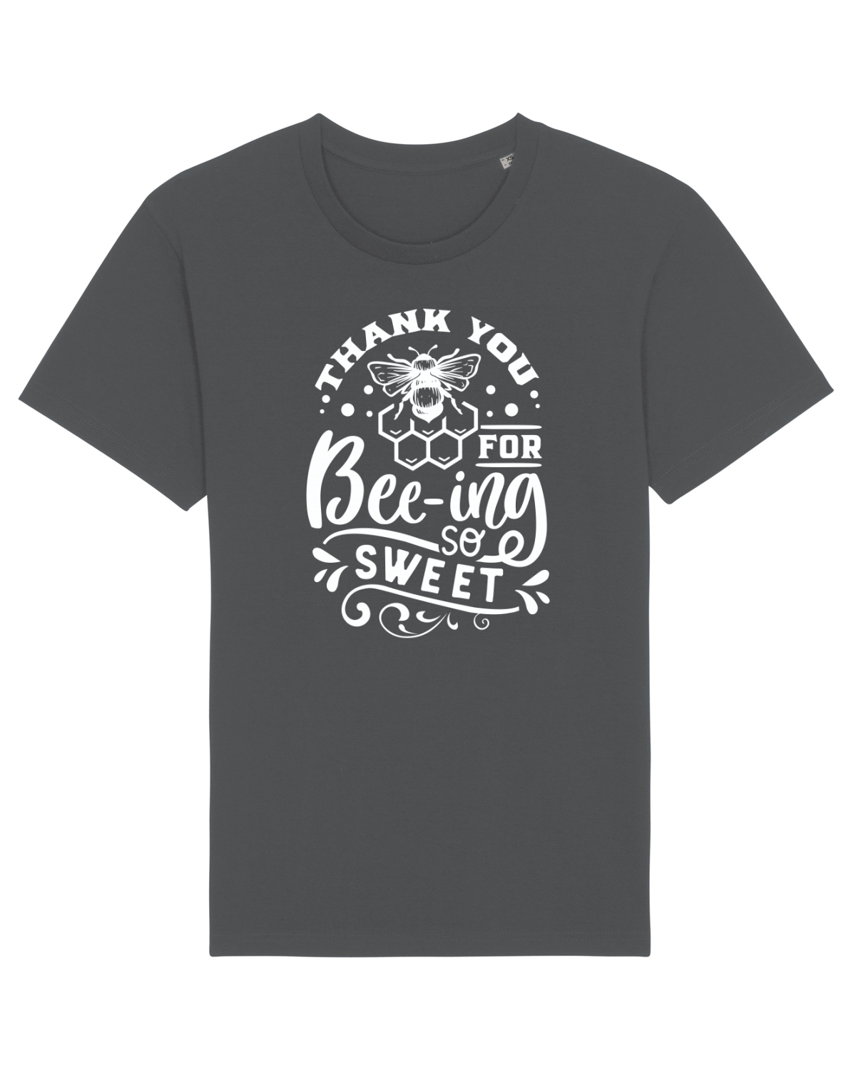 Tricou mânecă scurtă Unisex Rocker Anthracite