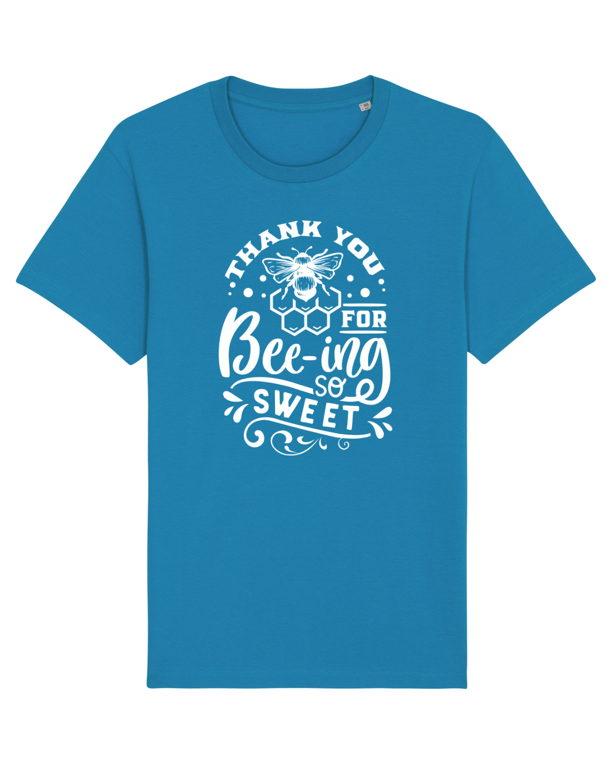 Tricou mânecă scurtă Unisex Rocker Azur