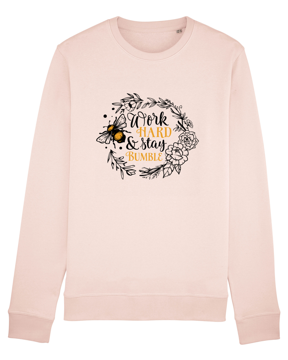 Bluză mânecă lungă Unisex Rise Candy Pink