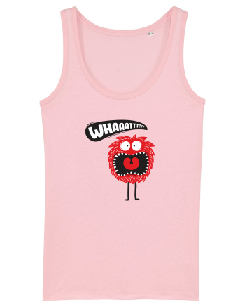 Desen Monstru rosu whaat Cotton Pink