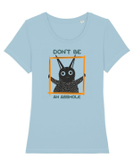 Don't be an asshole Tricou mânecă scurtă guler larg fitted Damă Expresser