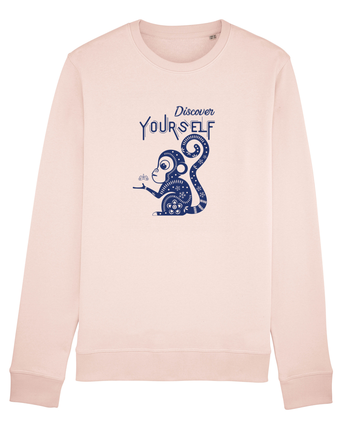 Bluză mânecă lungă Unisex Rise Candy Pink