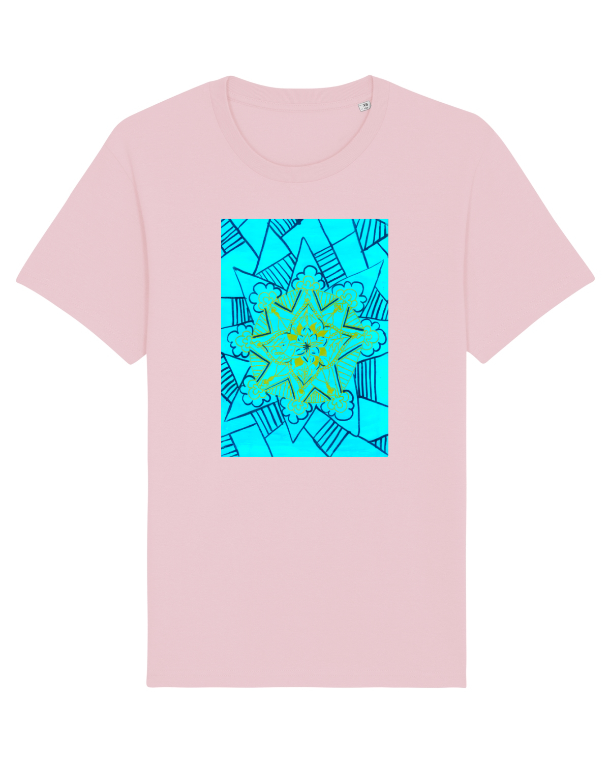 Tricou mânecă scurtă Unisex Rocker Cotton Pink