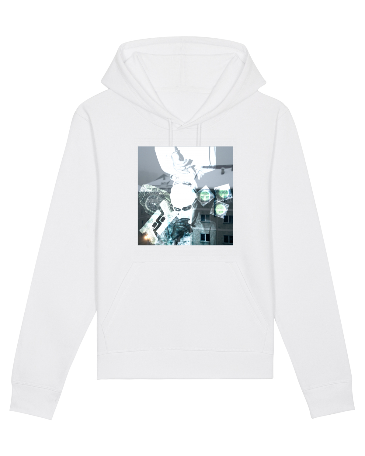 Hanorac Unisex Drummer White