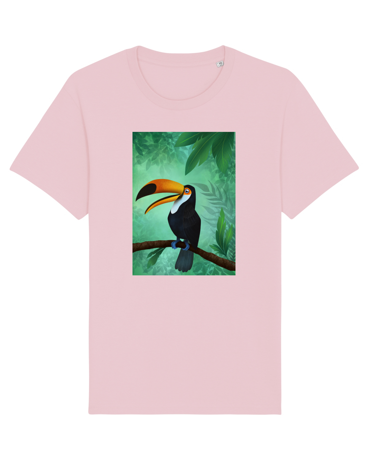 Tricou mânecă scurtă Unisex Rocker Cotton Pink