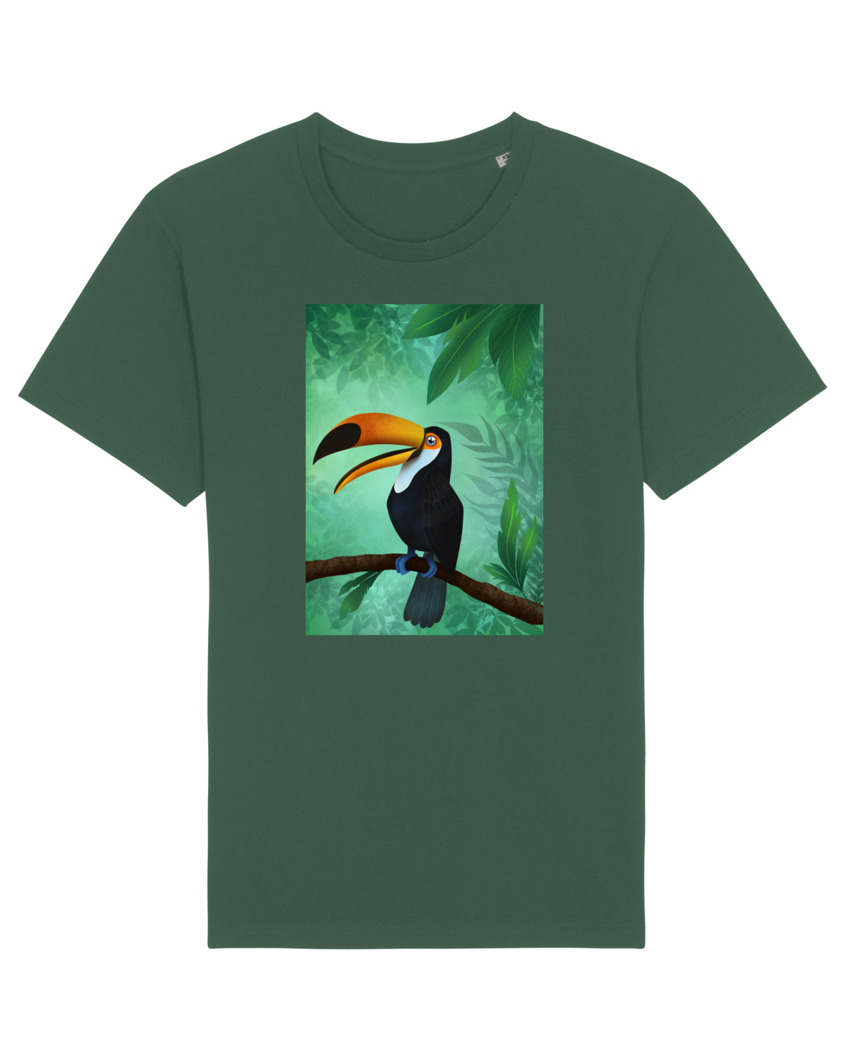 Tricou mânecă scurtă Unisex Rocker Bottle Green