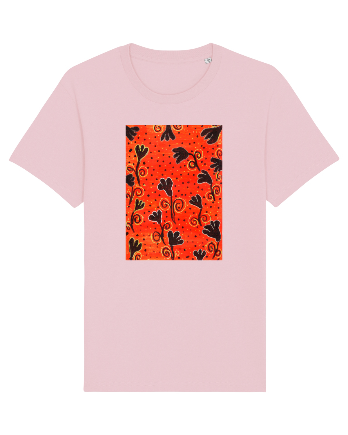 Tricou mânecă scurtă Unisex Rocker Cotton Pink