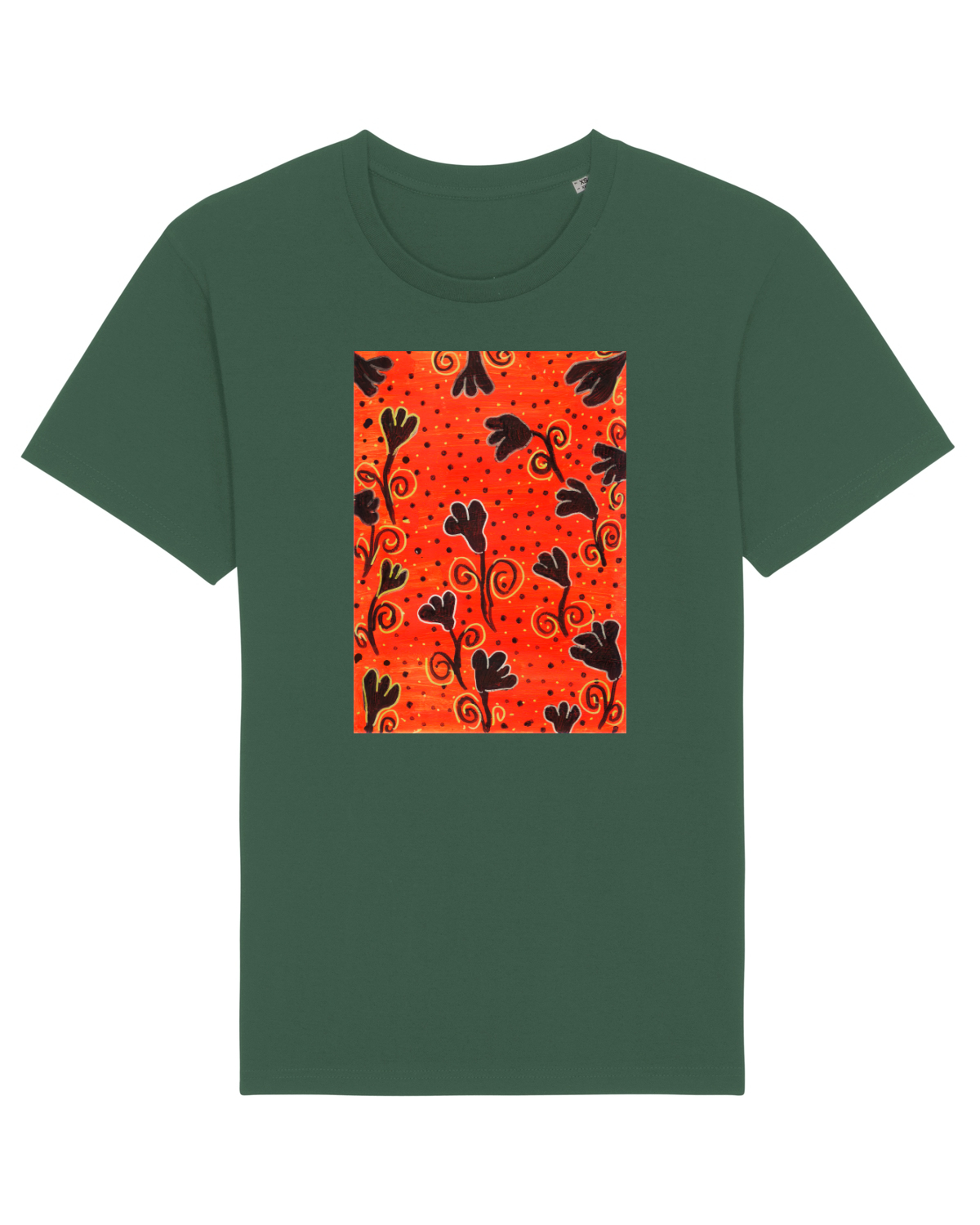 Tricou mânecă scurtă Unisex Rocker Bottle Green