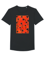 Lalele Tricou mânecă scurtă guler larg Bărbat Skater