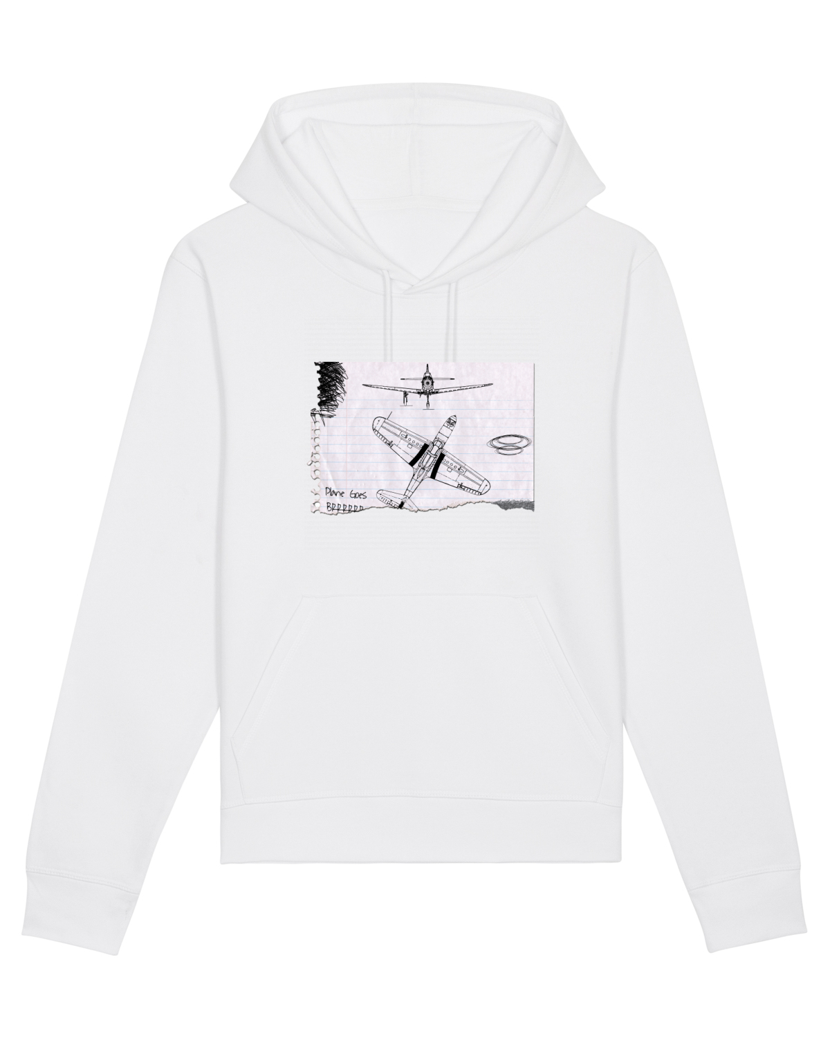 Hanorac Unisex Drummer White
