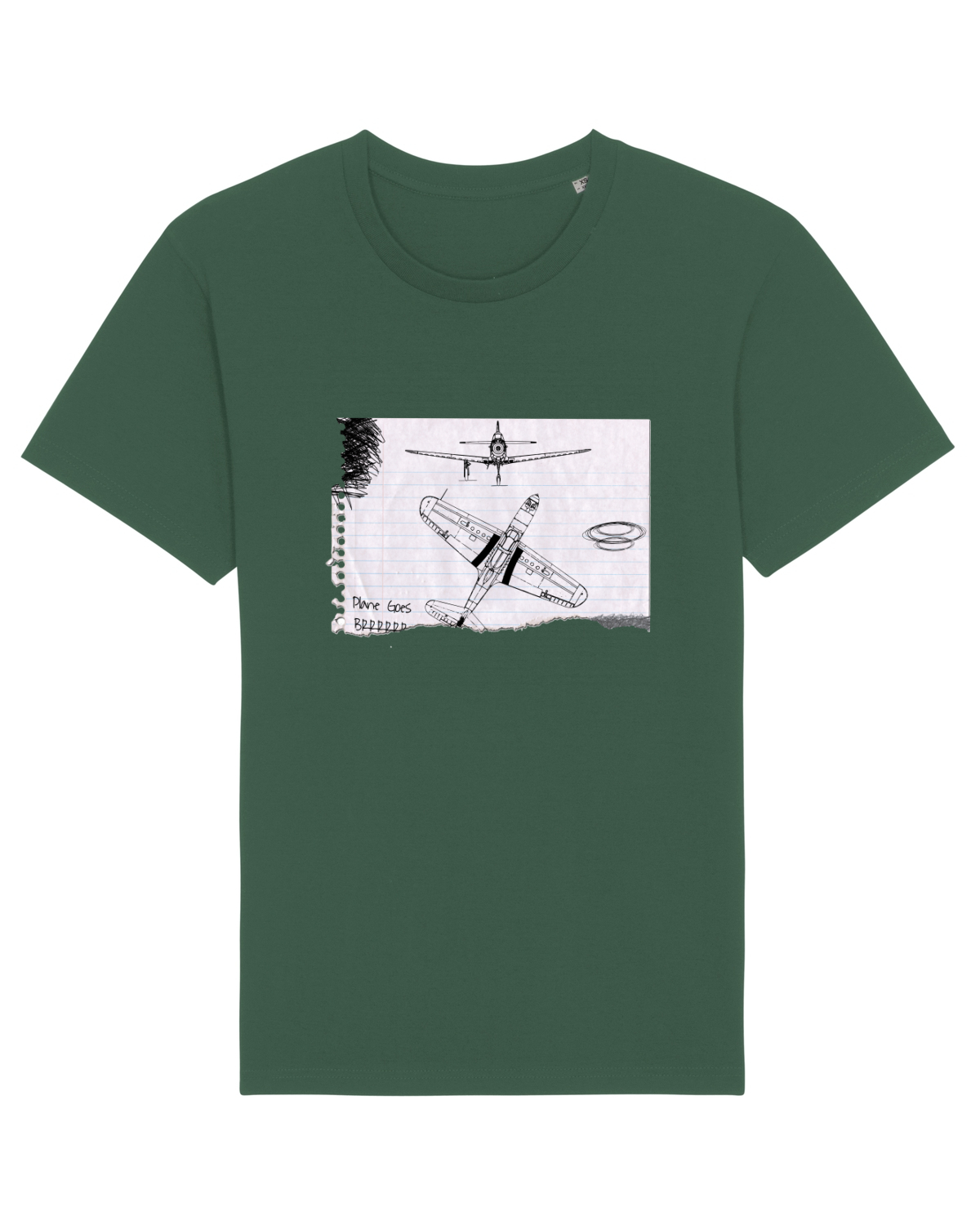 Tricou mânecă scurtă Unisex Rocker Bottle Green
