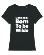 MotoRock BTW#3 Tricou mânecă scurtă guler larg fitted Damă Expresser