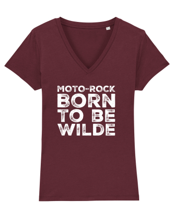 MotoRock BTW#7 Burgundy