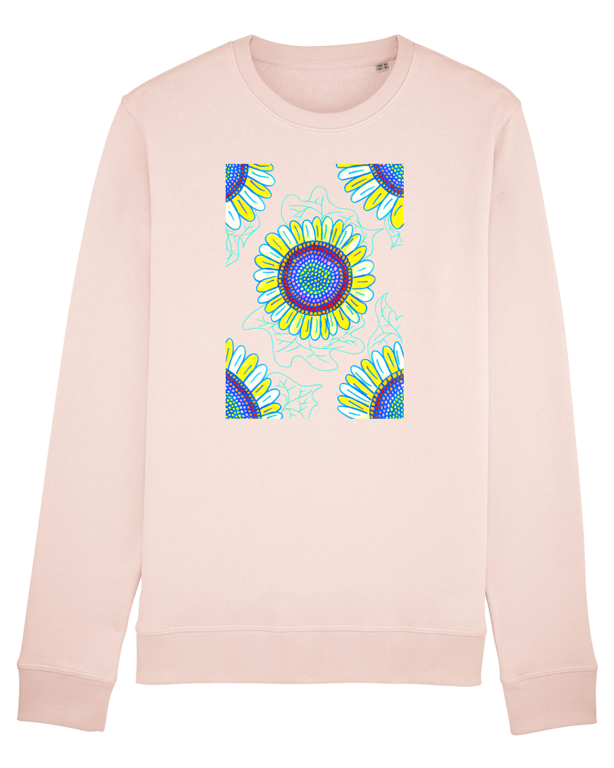 Bluză mânecă lungă Unisex Rise Candy Pink
