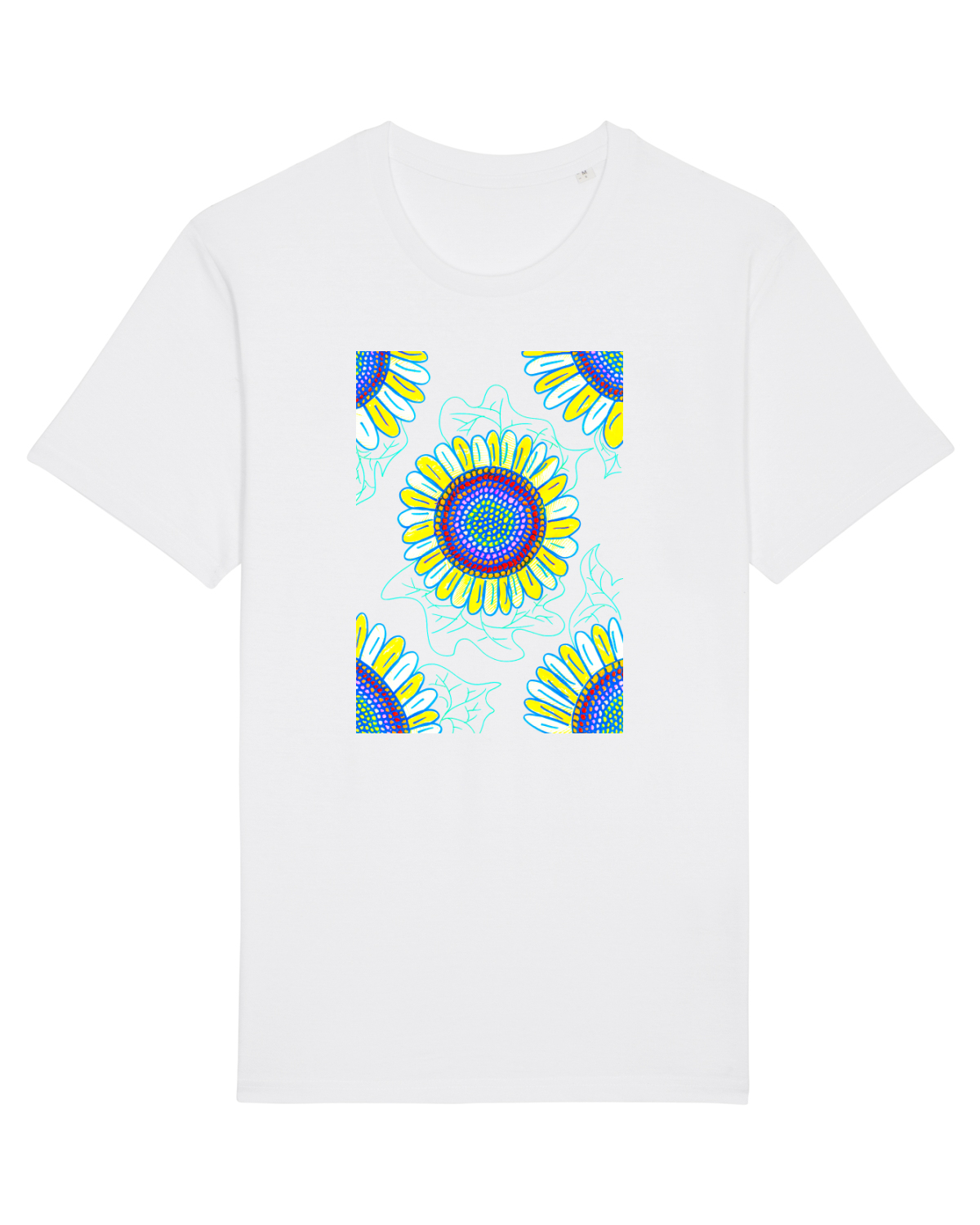Tricou mânecă scurtă Unisex Rocker White