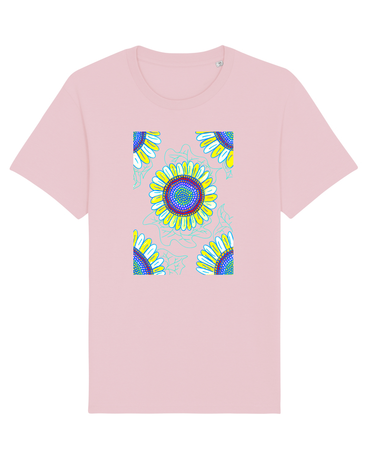 Tricou mânecă scurtă Unisex Rocker Cotton Pink