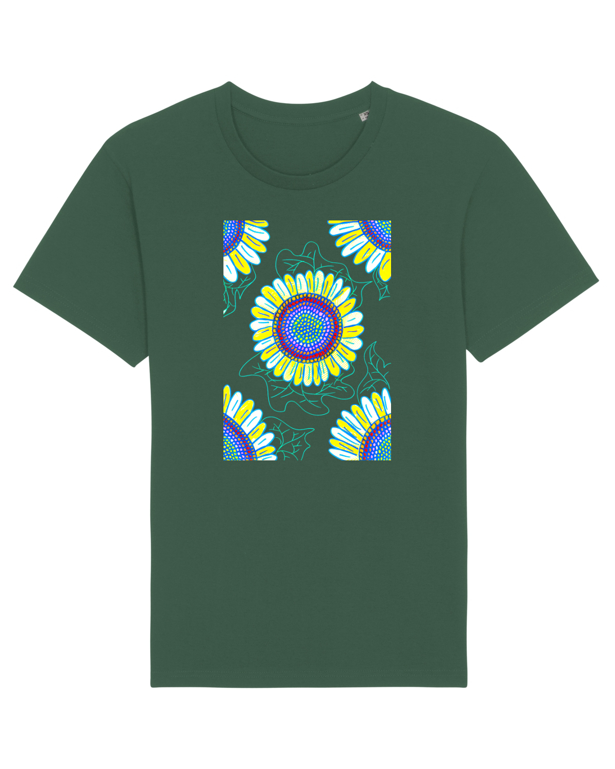 Tricou mânecă scurtă Unisex Rocker Bottle Green