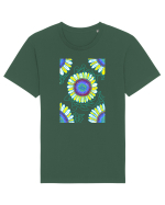 Floarea-soarelui Tricou mânecă scurtă Unisex Rocker