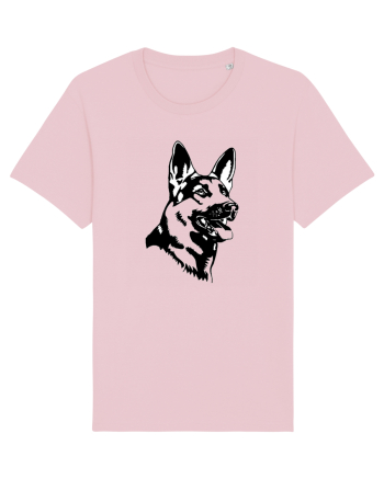 German Shepherd Cotton Pink