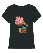 porumbescu #1 Tricou mânecă scurtă guler larg fitted Damă Expresser