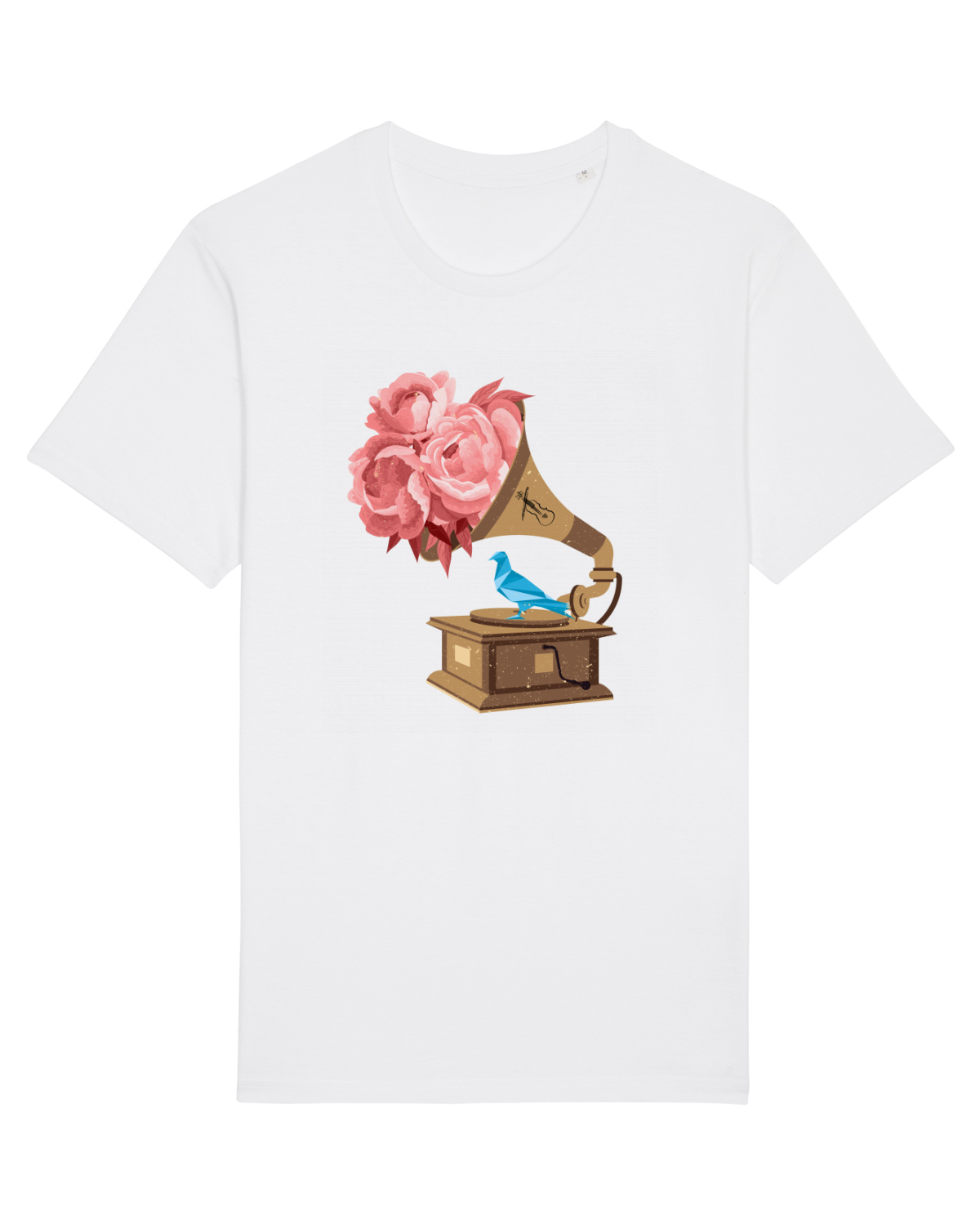 Tricou mânecă scurtă Unisex Rocker White