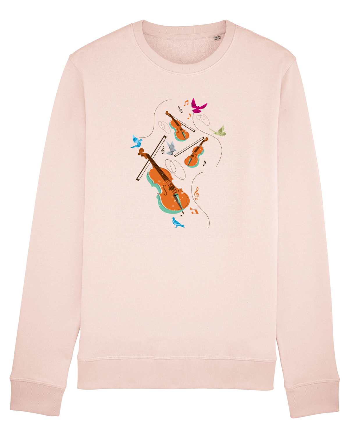 Bluză mânecă lungă Unisex Rise Candy Pink