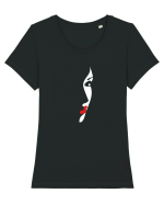 that look Tricou mânecă scurtă guler larg fitted Damă Expresser