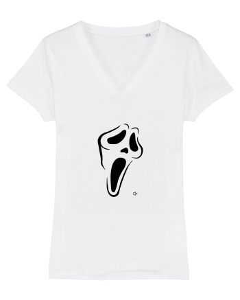 silent scream White