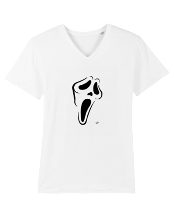 silent scream White