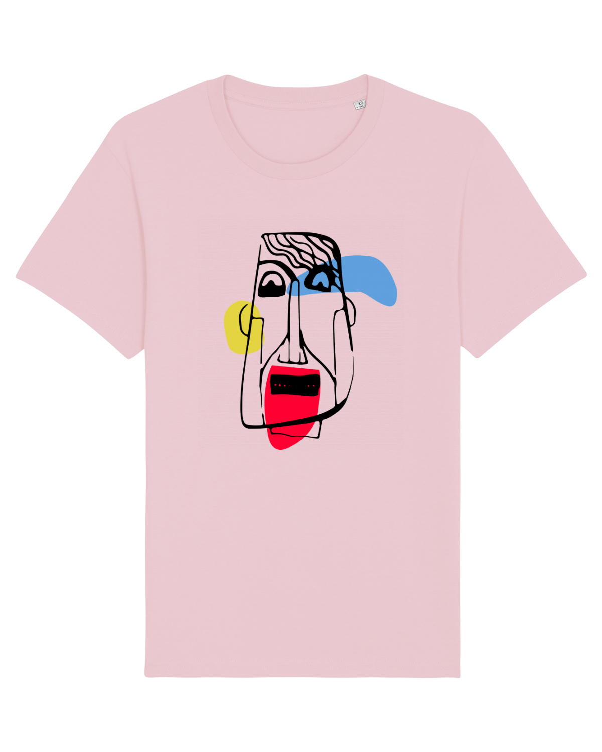 Tricou mânecă scurtă Unisex Rocker Cotton Pink