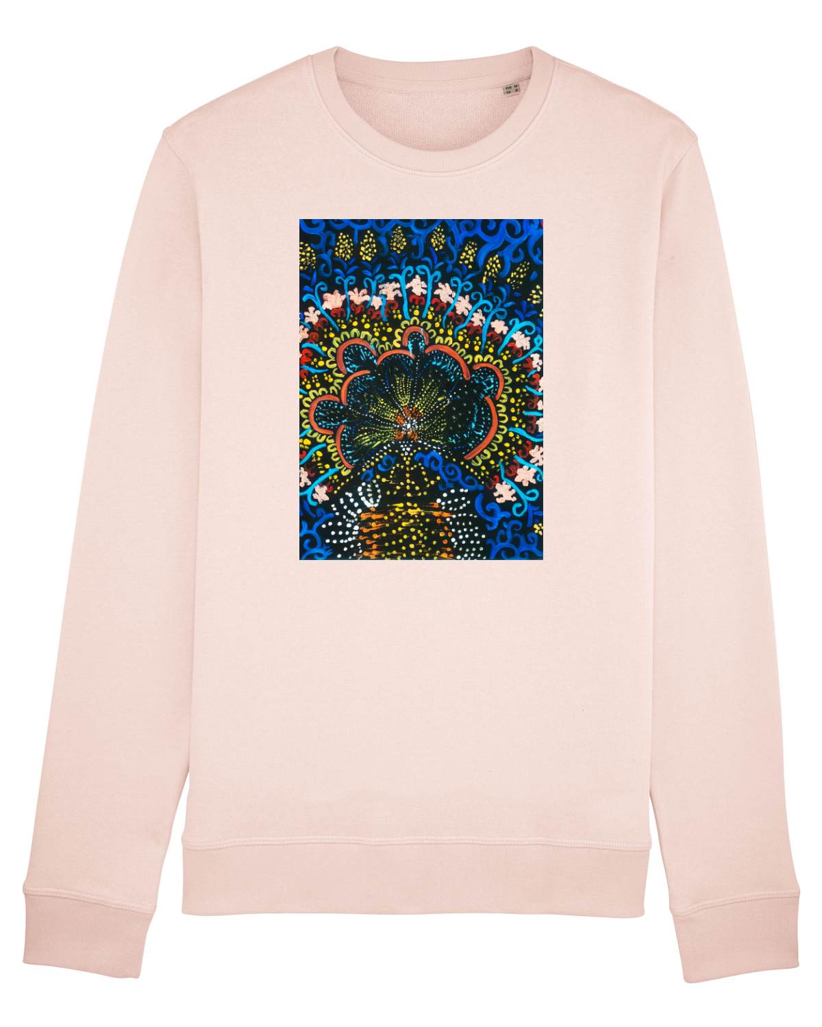 Bluză mânecă lungă Unisex Rise Candy Pink