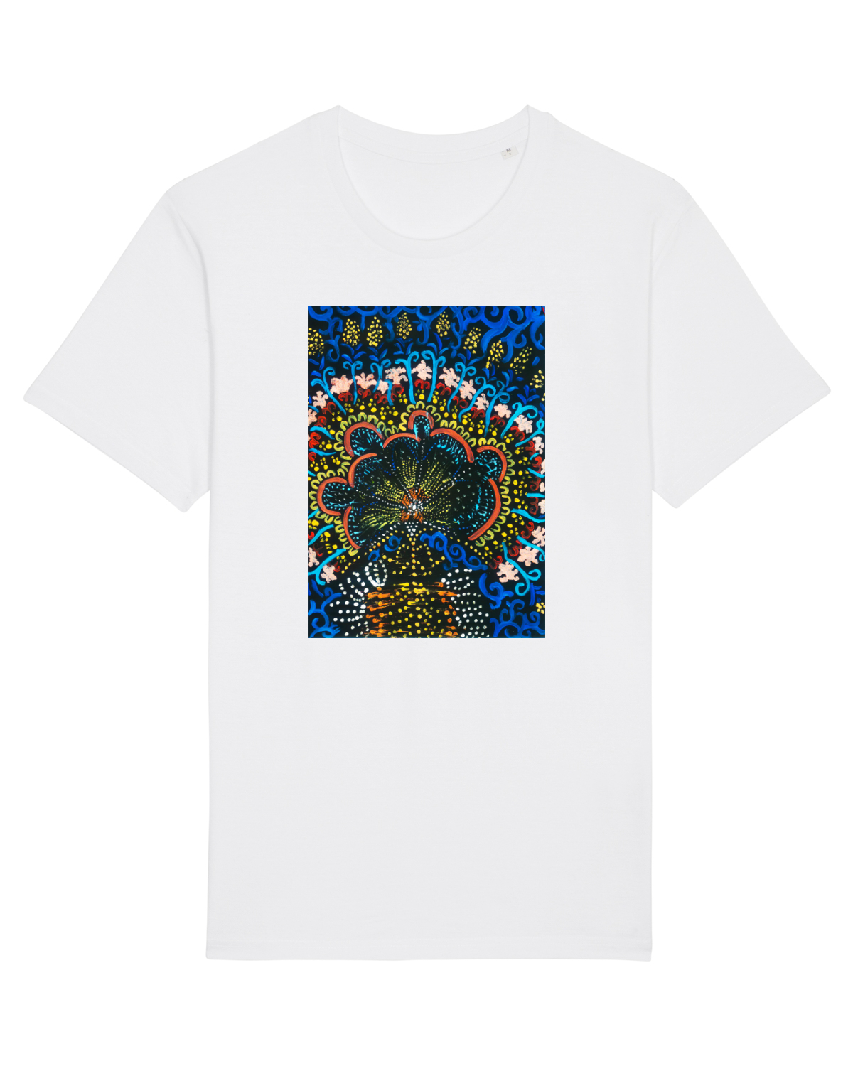 Tricou mânecă scurtă Unisex Rocker White