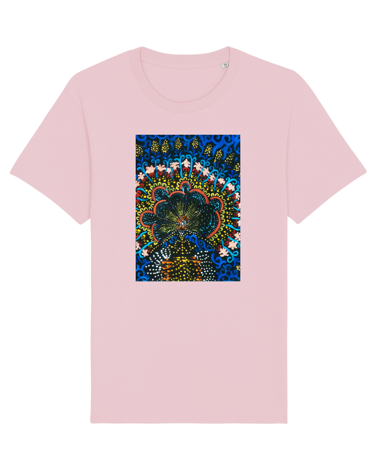 Tricou mânecă scurtă Unisex Rocker Cotton Pink