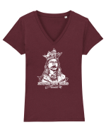 Stefan cel Mare Tricou mânecă scurtă guler V Damă Evoker
