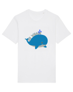 Oh Whale  Tricou mânecă scurtă Unisex Rocker